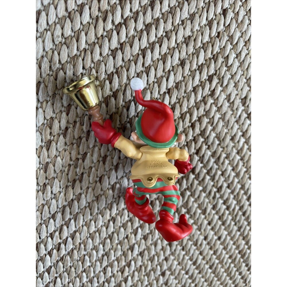 Hallmark Keepsake Bell Bearing Elf 2000‎ Christmas Ornament Collectors Club - Picture 6 of 6